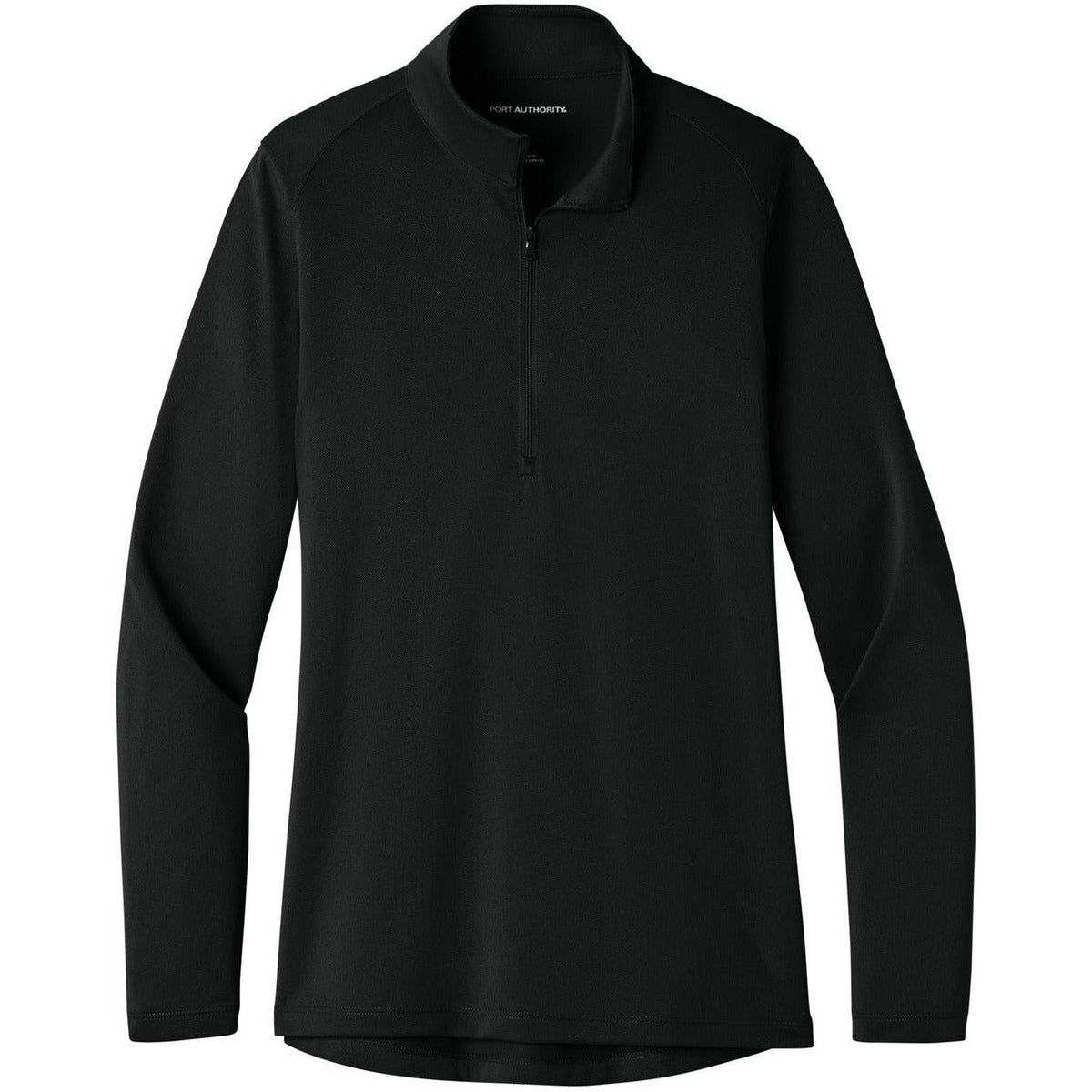 no-logo Port Authority Women's Wearever Performance Pique 1/4-Zip