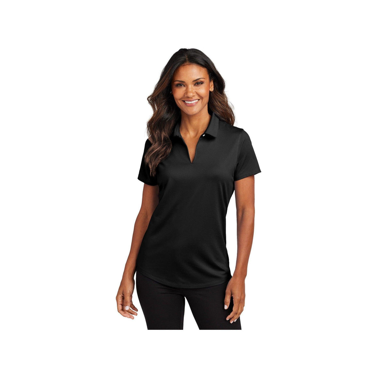no-logo Port Authority Ladies City Stretch Polo-Port Authority-Thread Logic