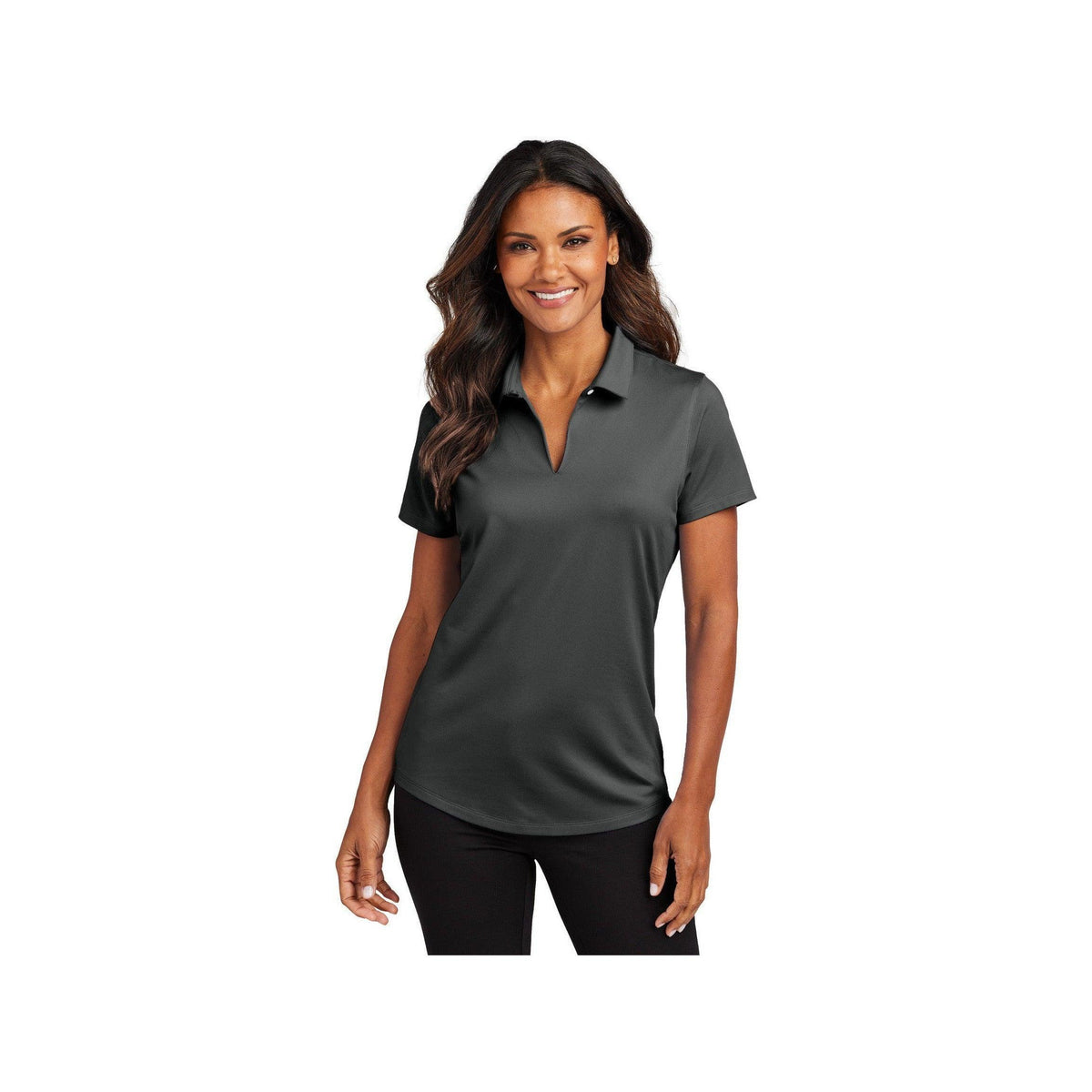 no-logo Port Authority Ladies City Stretch Polo-Port Authority-Thread Logic