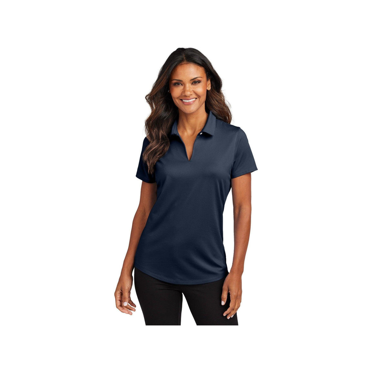 no-logo Port Authority Ladies City Stretch Polo-Port Authority-Thread Logic