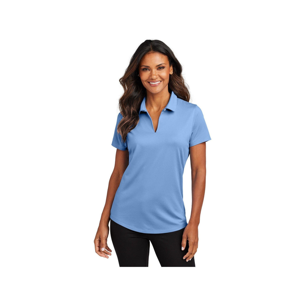no-logo Port Authority Ladies City Stretch Polo-Port Authority-Thread Logic