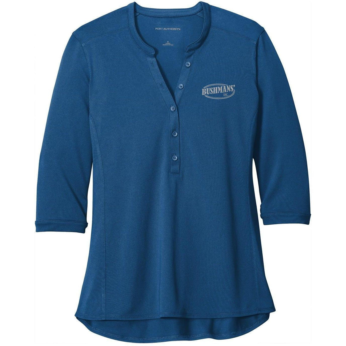 no-logo Port Authority Women's UV Choice Pique Henley-Regular-Port Authority-Thread Logic
