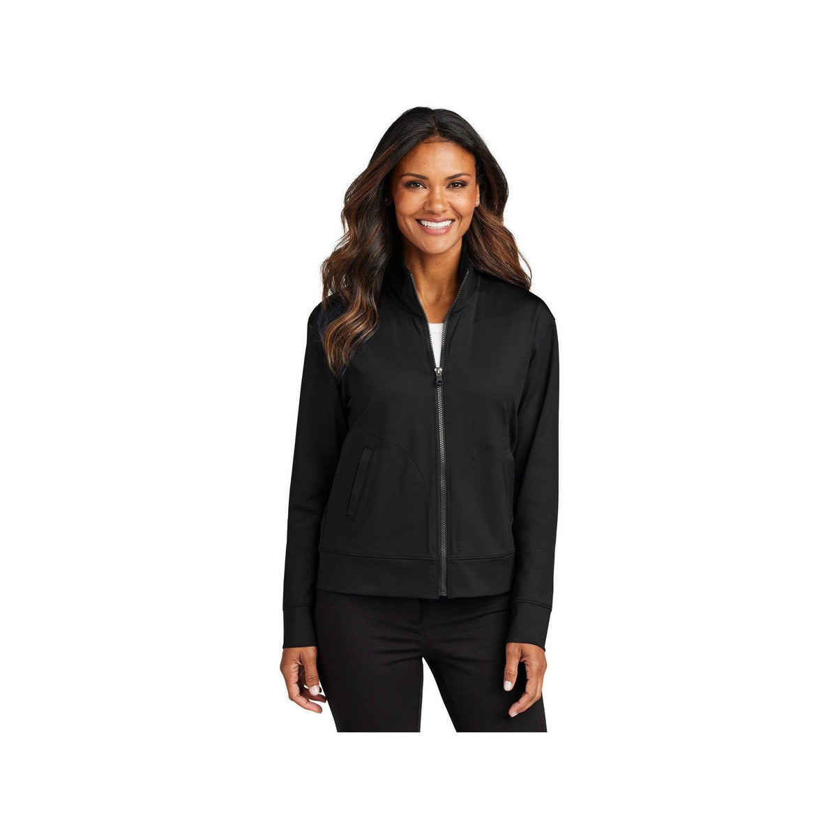 no-logo Port Authority Ladies C-FREE Double Knit Full-Zip-Port Authority-Thread Logic