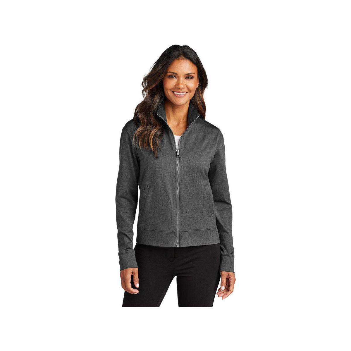 no-logo Port Authority Ladies C-FREE Double Knit Full-Zip-Port Authority-Thread Logic