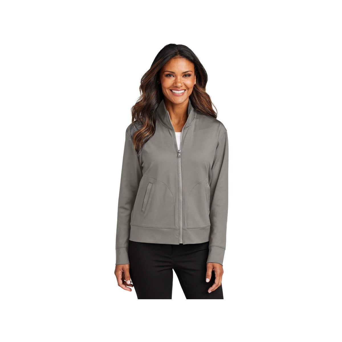 no-logo Port Authority Ladies C-FREE Double Knit Full-Zip-Port Authority-Thread Logic