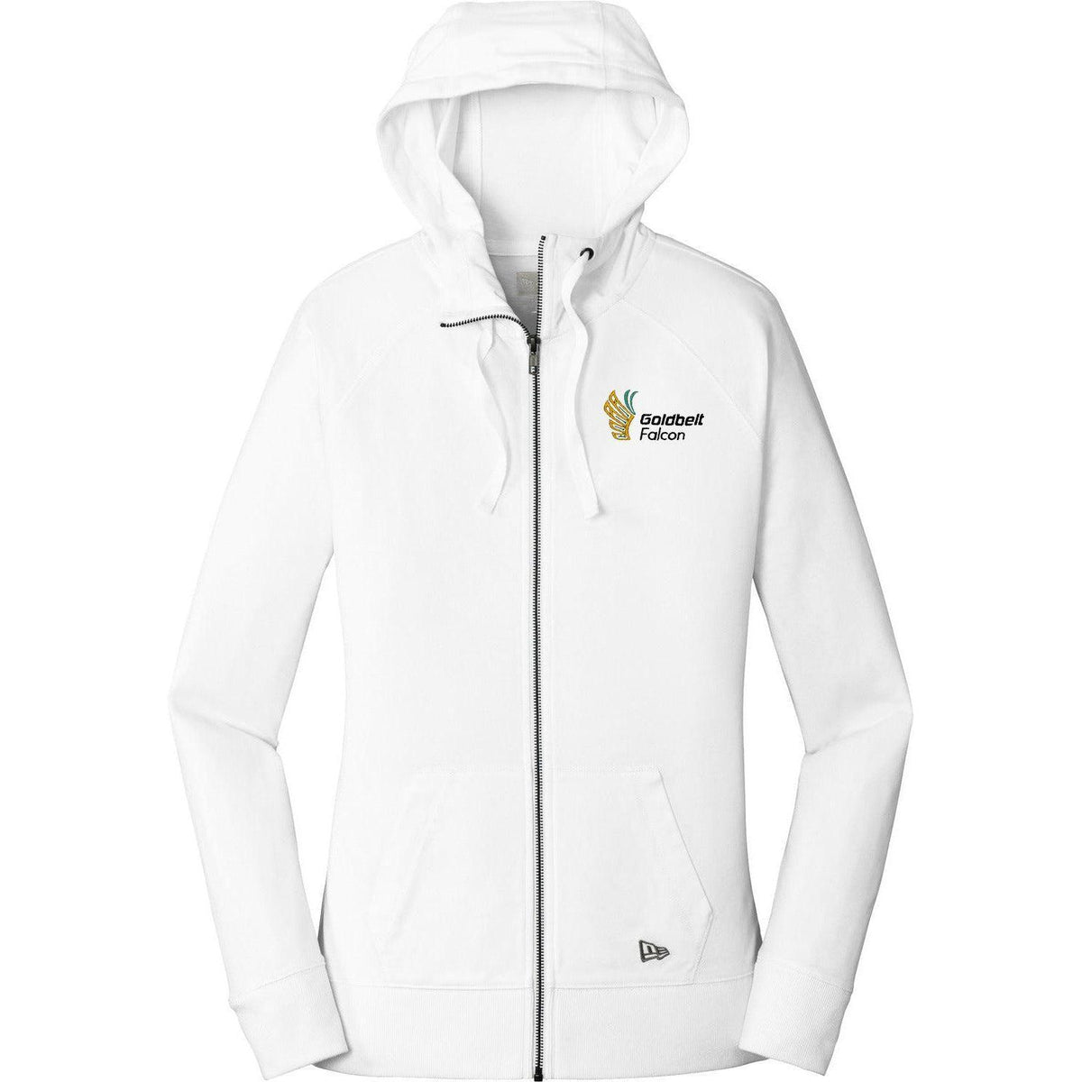 no-logo New Era Women's Sueded Cotton Full-Zip Hoodie-Full Zips-New Era-Thread Logic