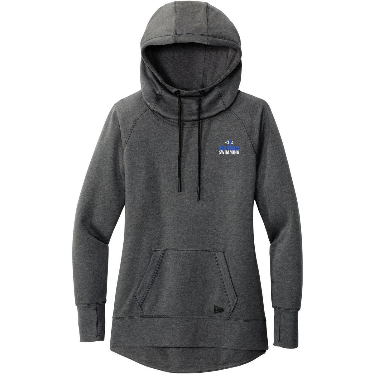 no-logo New Era Women's Tri-Blend Fleece Pullover Hoodie-Hoodies-New Era-Thread Logic