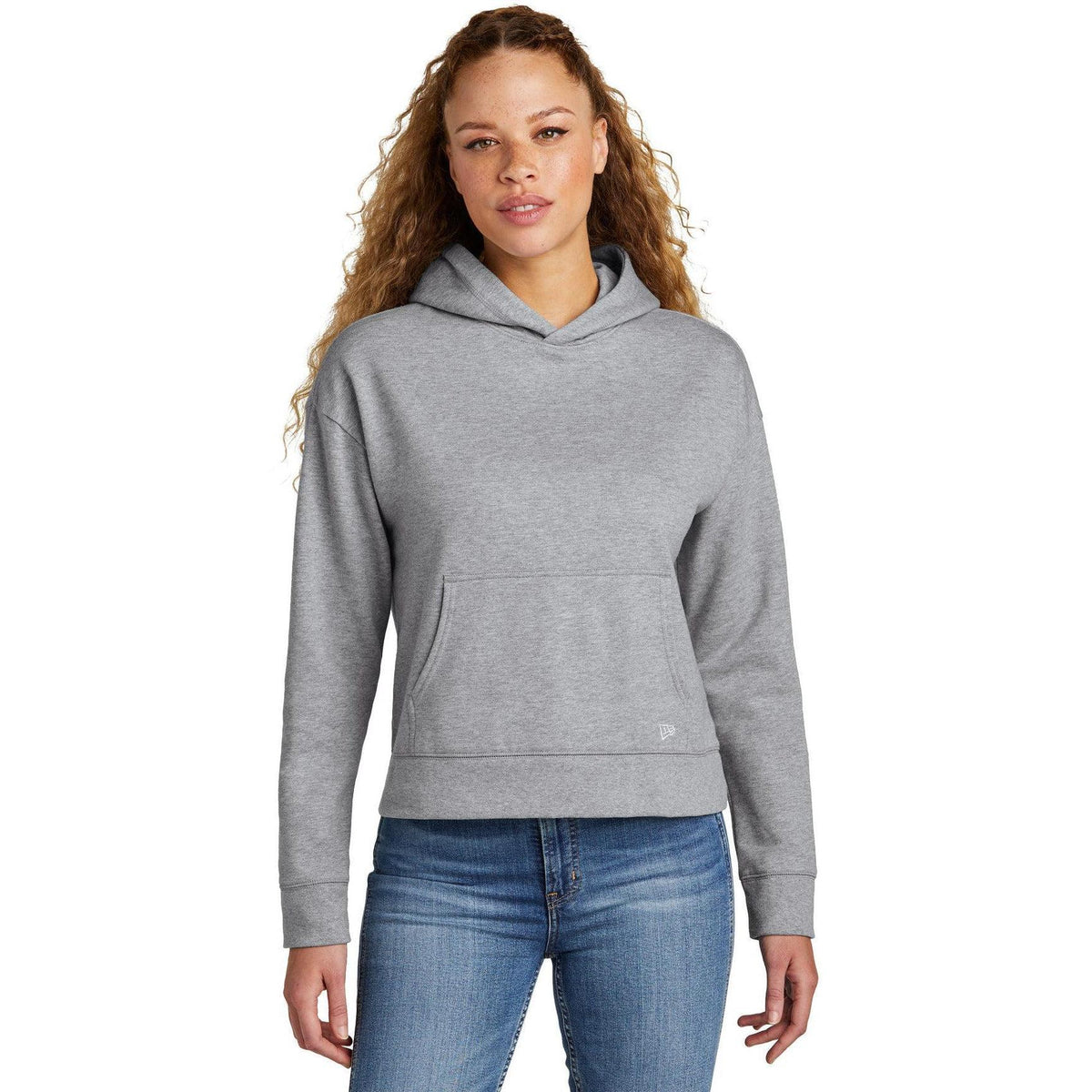 no-logo New Era Ladies Comeback Fleece Pullover Hoodie-New Era-Thread Logic