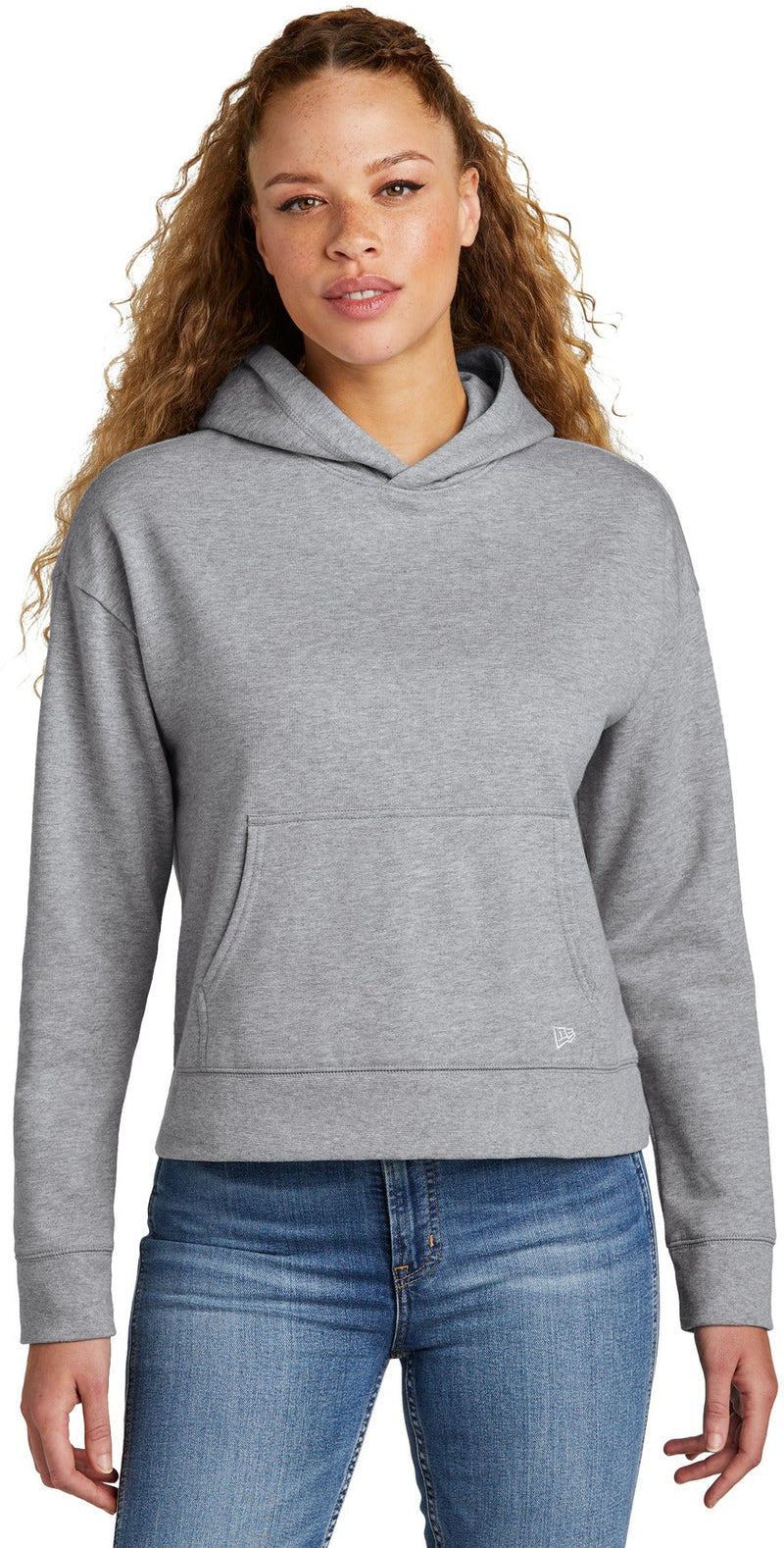 no-logo New Era Ladies Comeback Fleece Pullover Hoodie-New Era-Thread Logic