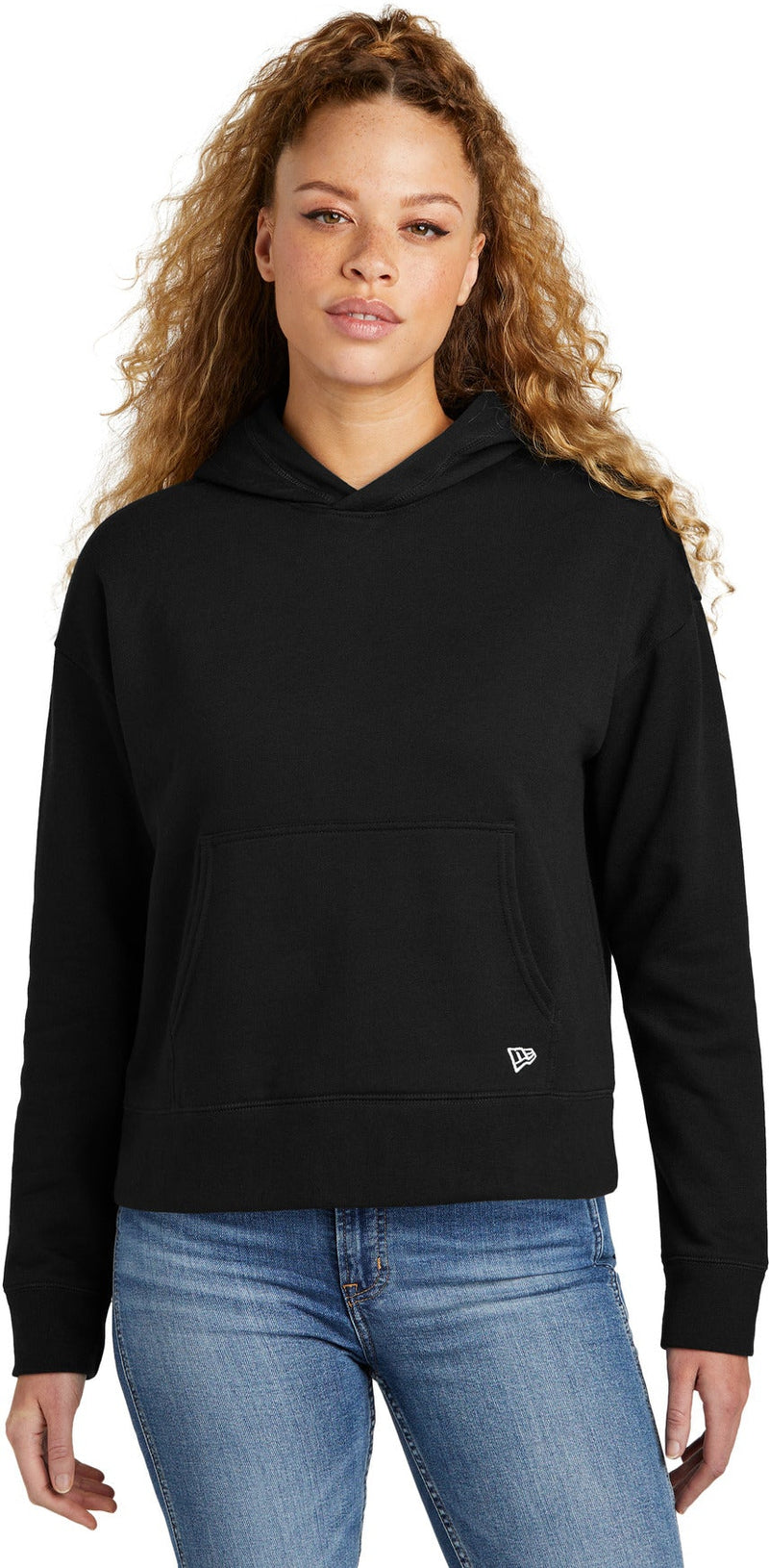 no-logo New Era Ladies Comeback Fleece Pullover Hoodie-New Era-Thread Logic