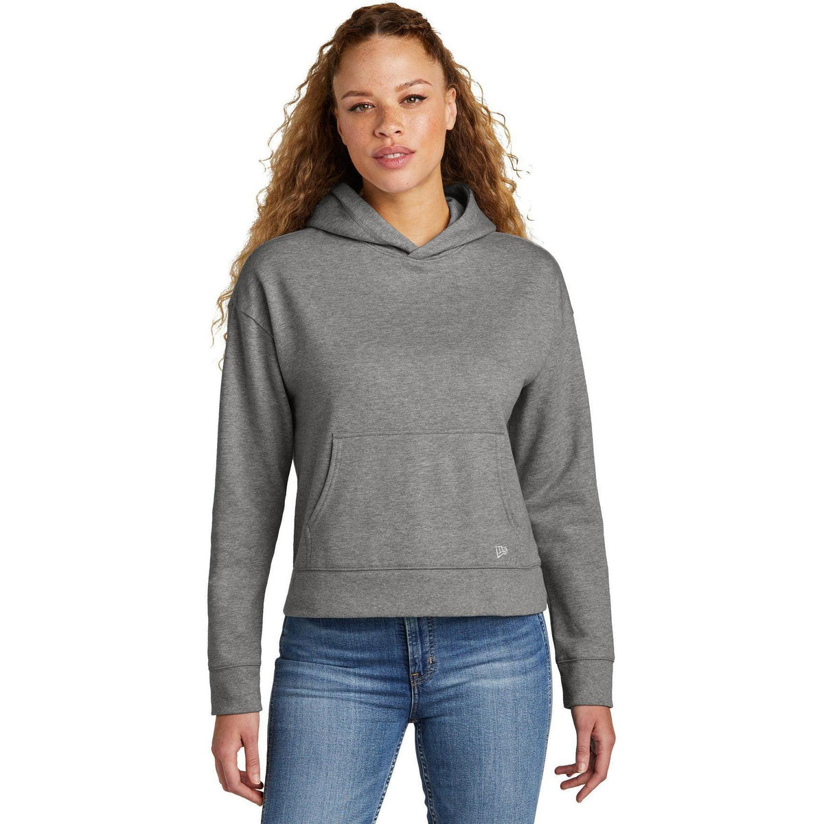 no-logo New Era Ladies Comeback Fleece Pullover Hoodie-New Era-Thread Logic