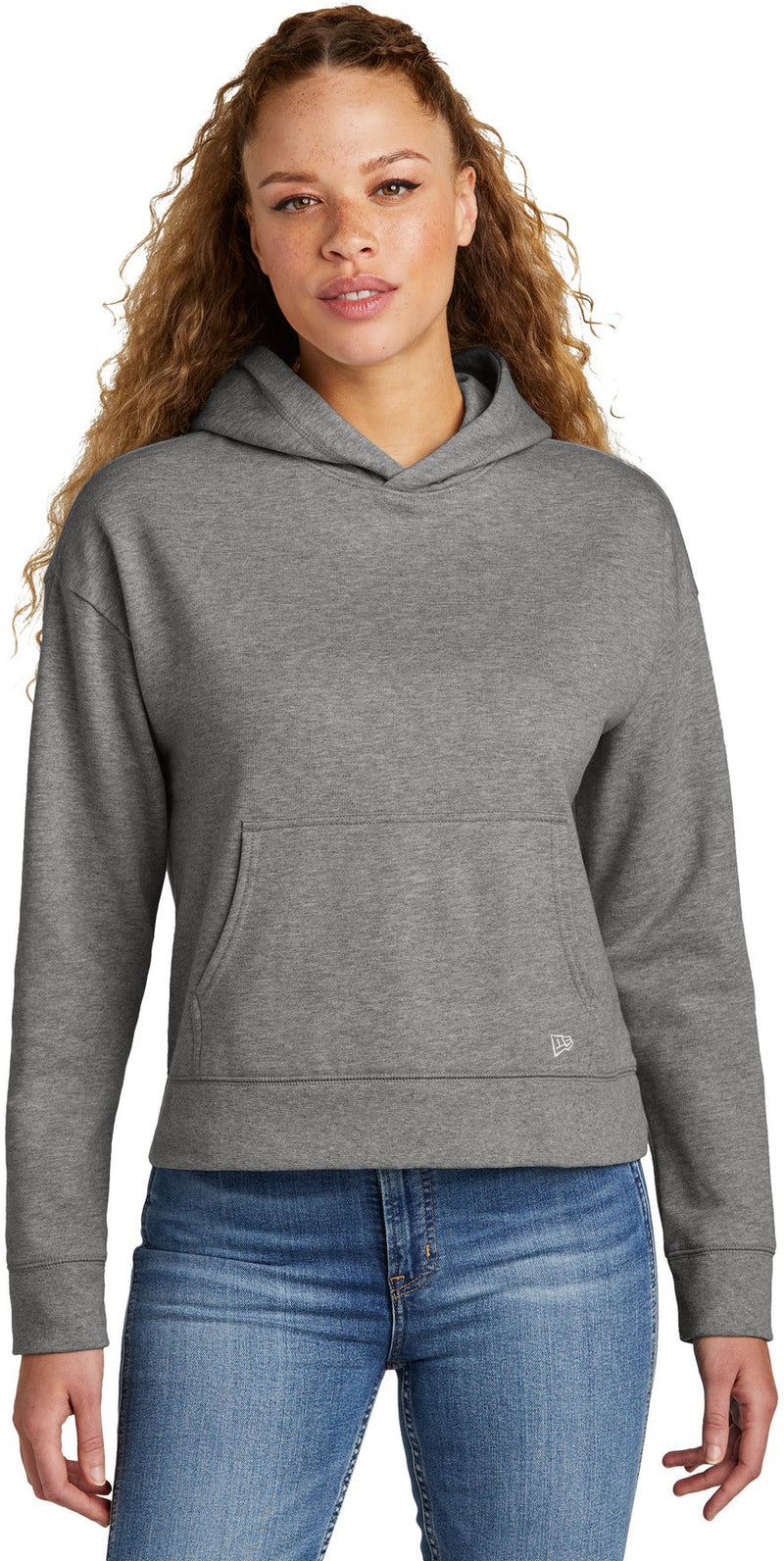 no-logo New Era Ladies Comeback Fleece Pullover Hoodie-New Era-Thread Logic