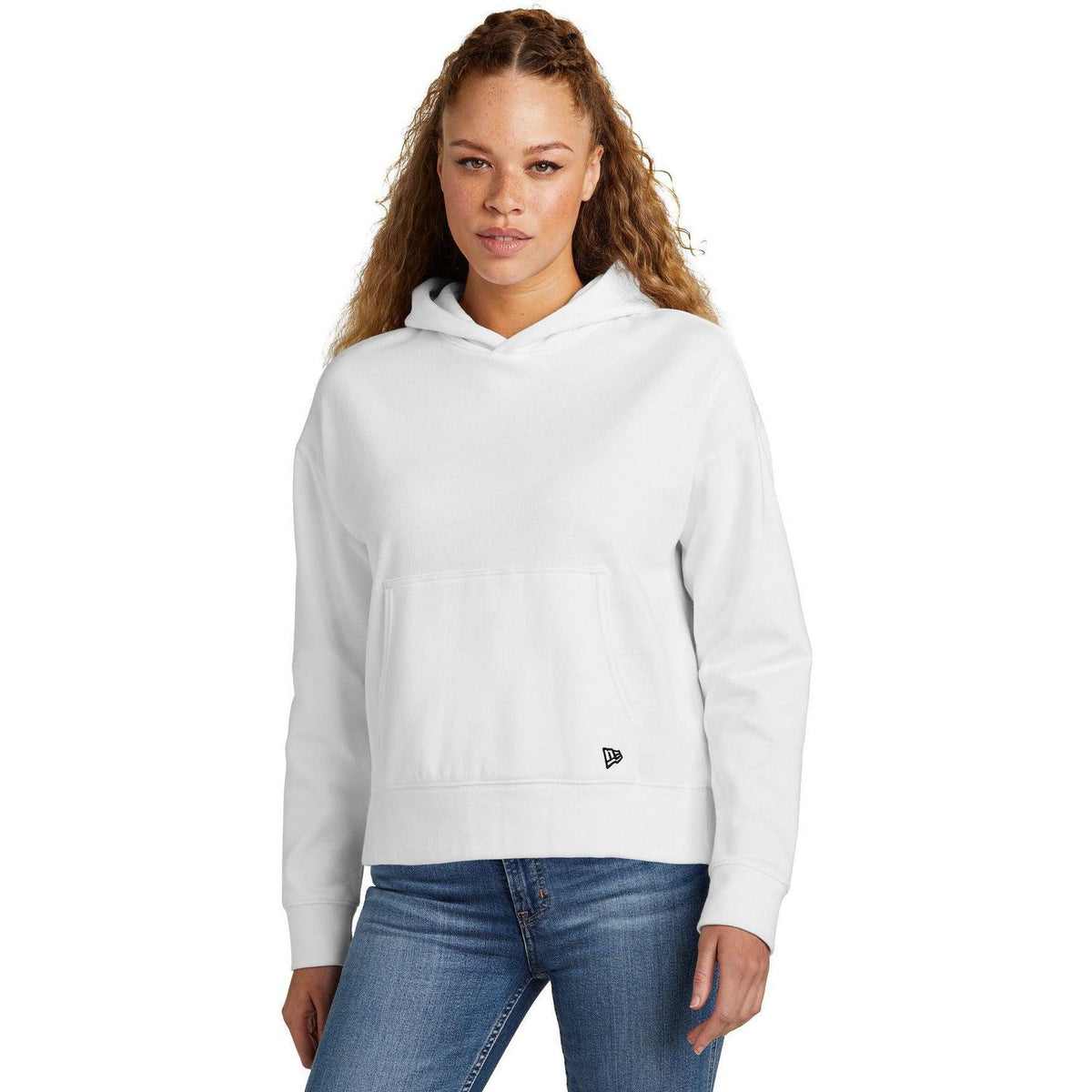 no-logo New Era Ladies Comeback Fleece Pullover Hoodie-New Era-Thread Logic