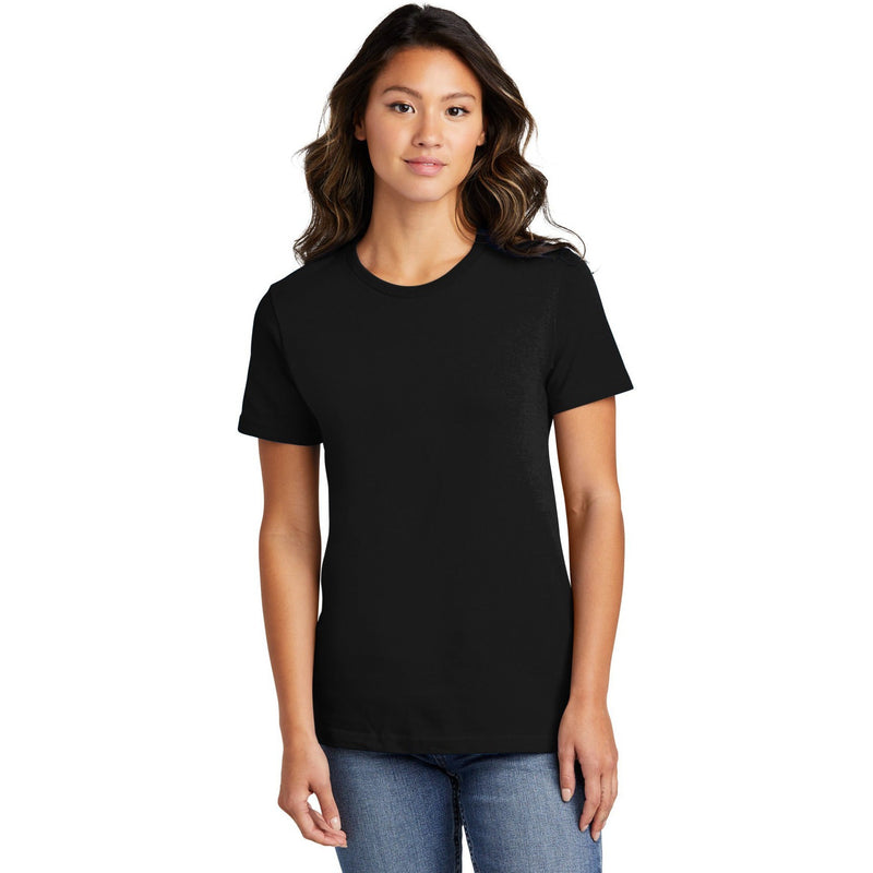 no-logo CLOSEOUT - Port & Company Ladies Ring Spun Cotton Tee-Port & Company-Jet Black-4XL-Thread Logic