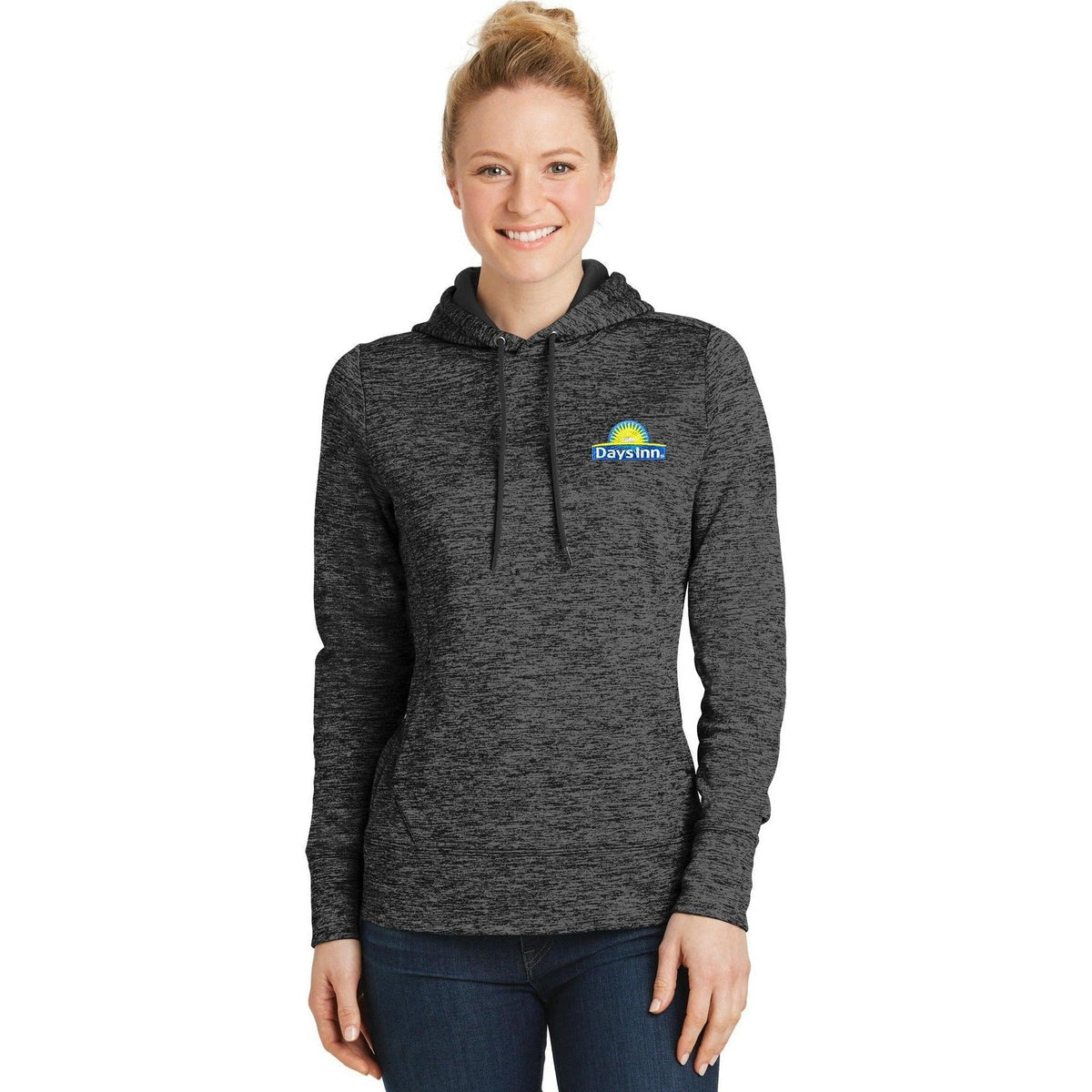 no-logo Sport-Tek Women's PosiCharge Electric Heather Fleece Hooded Pullover-Hoodies-Sport-Tek-Thread Logic