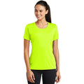 no-logo CLOSEOUT - Sport-Tek Ladies PosiCharge Tough Tee-Sport-Tek-Neon Yellow-3XL-Thread Logic