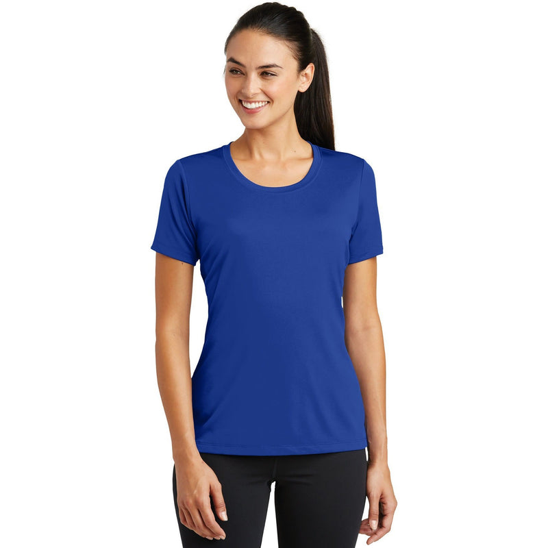 no-logo CLOSEOUT - Sport-Tek Ladies PosiCharge Tough Tee-Sport-Tek-True Royal-4XL-Thread Logic