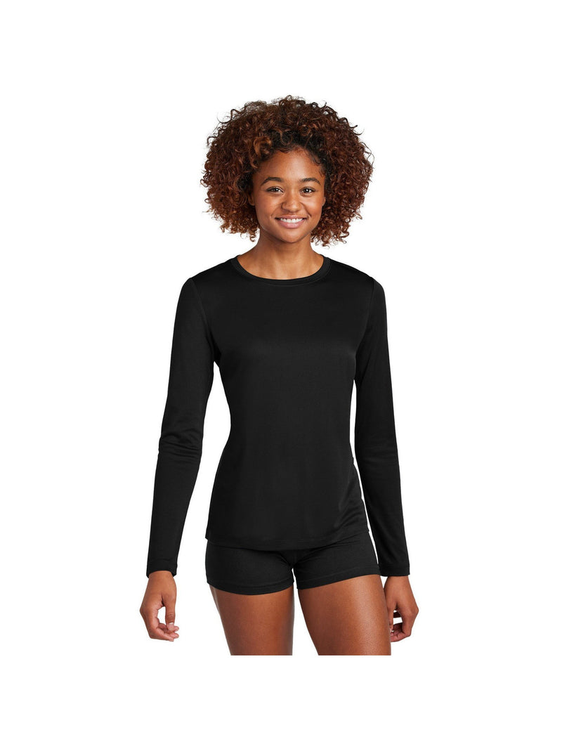 no-logo Sport-Tek Ladies Posi-UV Pro Long Sleeve-Sport-Tek-Thread Logic