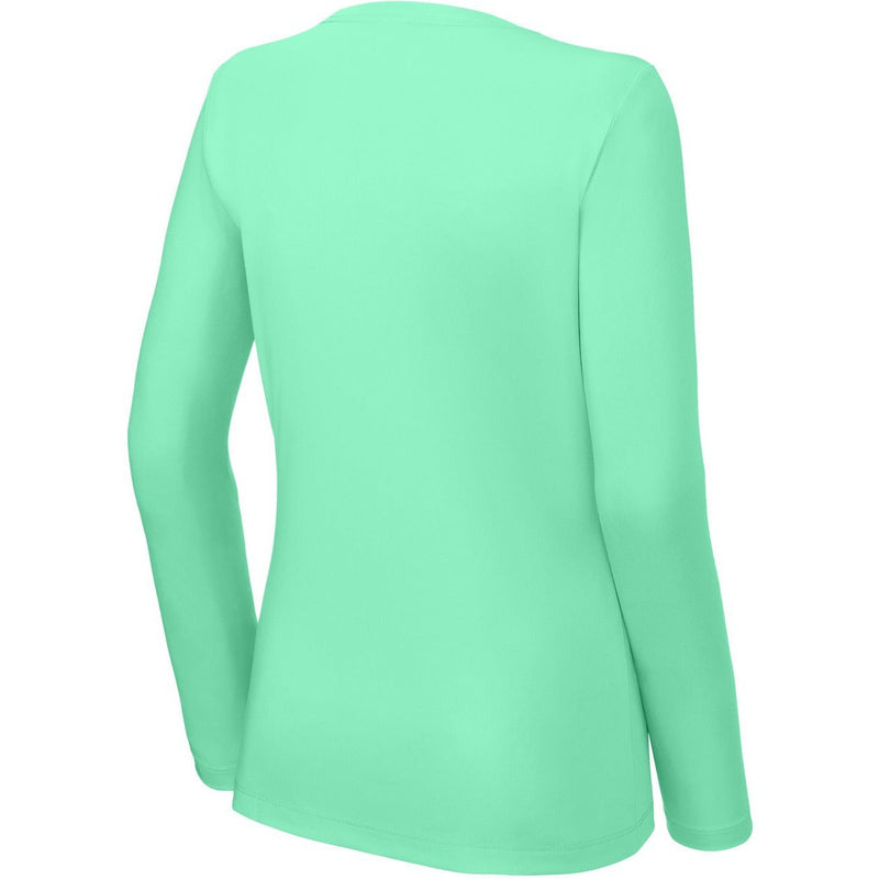 no-logo Sport-Tek Ladies Posi-UV Pro Long Sleeve-Sport-Tek-Thread Logic