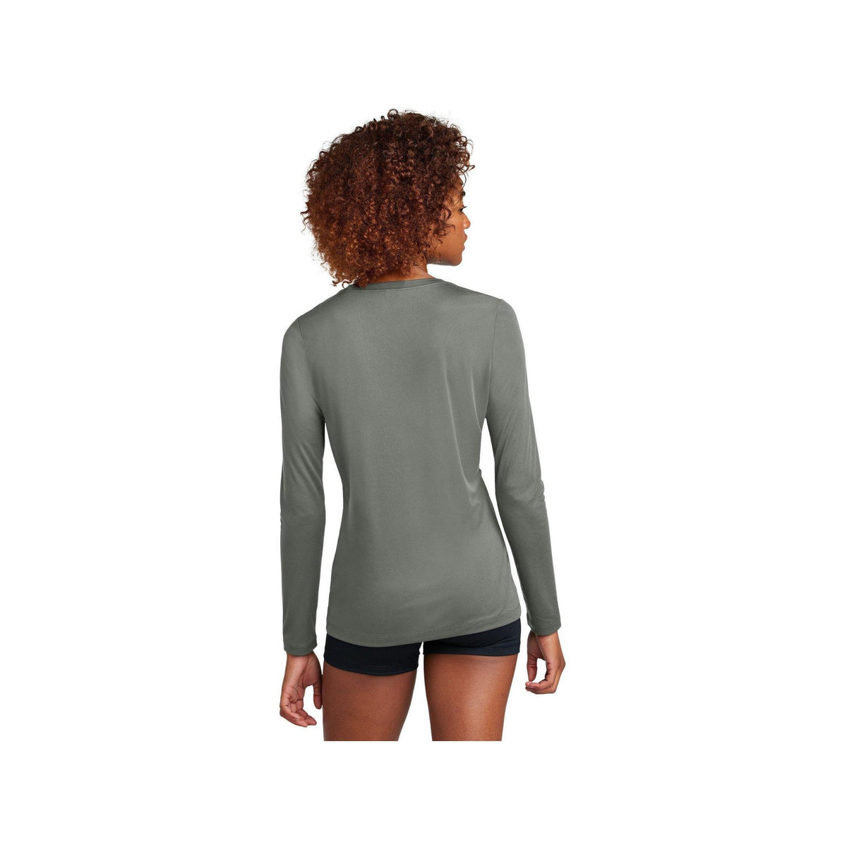 no-logo Sport-Tek Ladies Posi-UV Pro Long Sleeve-Sport-Tek-Thread Logic