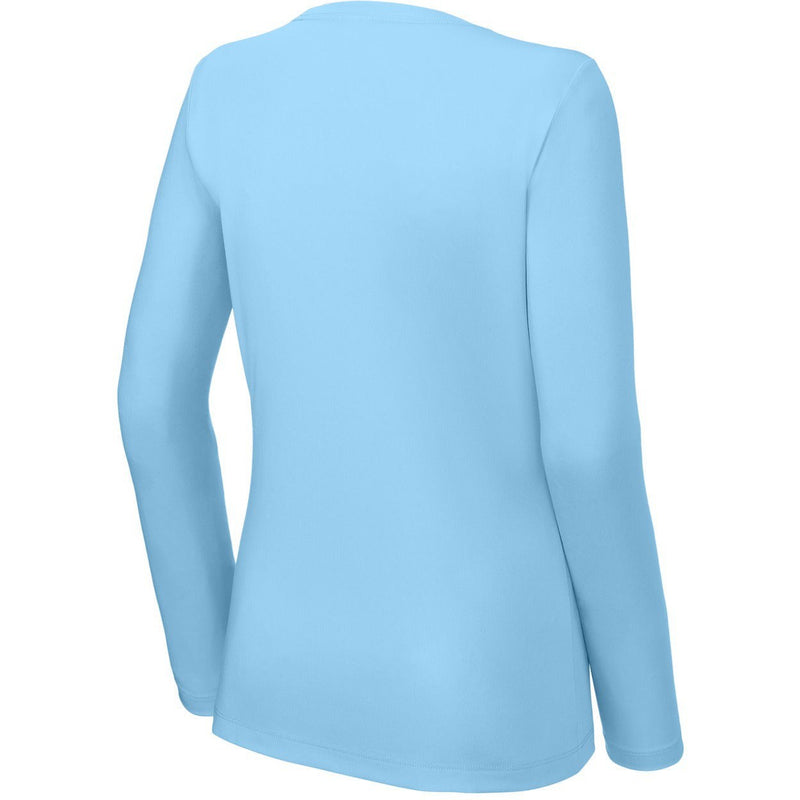 no-logo Sport-Tek Ladies Posi-UV Pro Long Sleeve-Sport-Tek-Thread Logic