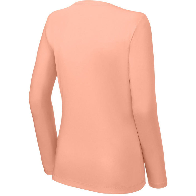 no-logo Sport-Tek Ladies Posi-UV Pro Long Sleeve-Sport-Tek-Thread Logic