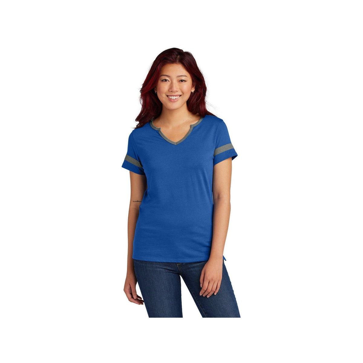 no-logo Sport-Tek Ladies Halftime Notch Neck Tee-Sport-Tek-Thread Logic