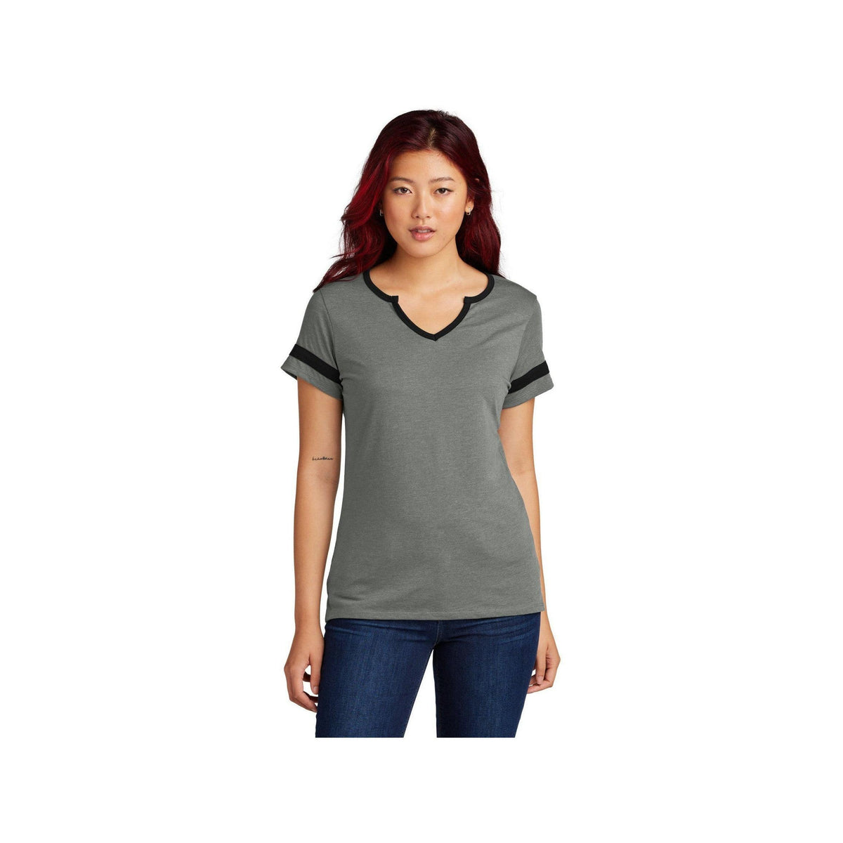 no-logo Sport-Tek Ladies Halftime Notch Neck Tee-Sport-Tek-Thread Logic