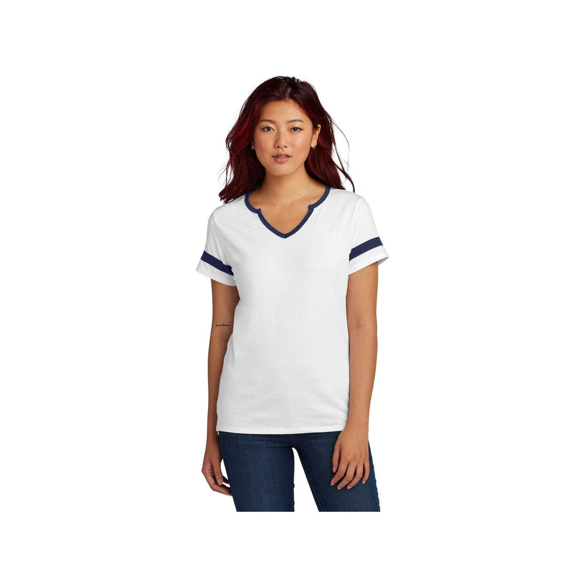 no-logo Sport-Tek Ladies Halftime Notch Neck Tee-Sport-Tek-Thread Logic