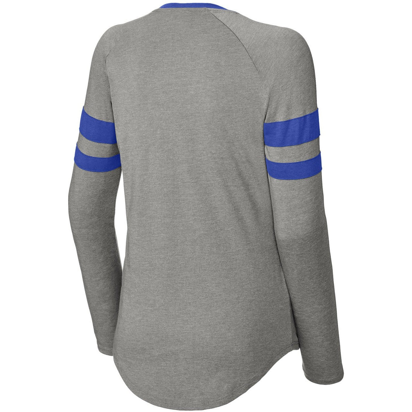 no-logo Sport-Tek Ladies Halftime Stripe Long Sleeve V-Neck Tee-Sport-Tek-Thread Logic