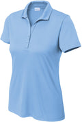 Sport-Tek Ladies PosiCharge Re-Compete Polo-Sport-Tek-Carolina Blue-XS-Thread Logic