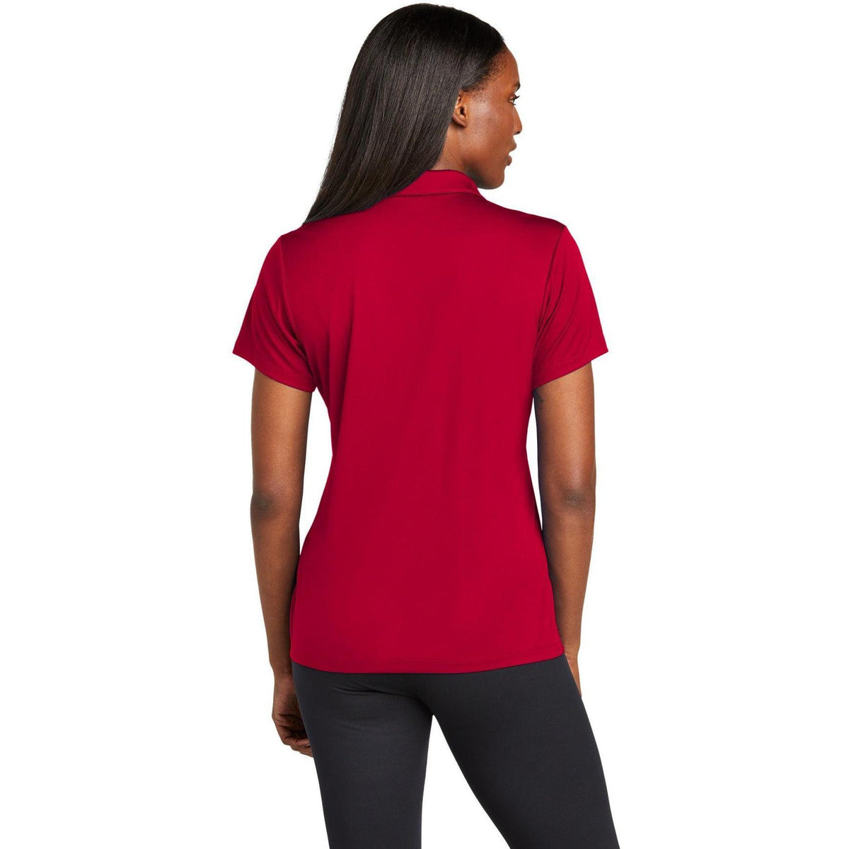 no-logo Sport-Tek Ladies PosiCharge Re-Compete Polo-Sport-Tek-Thread Logic