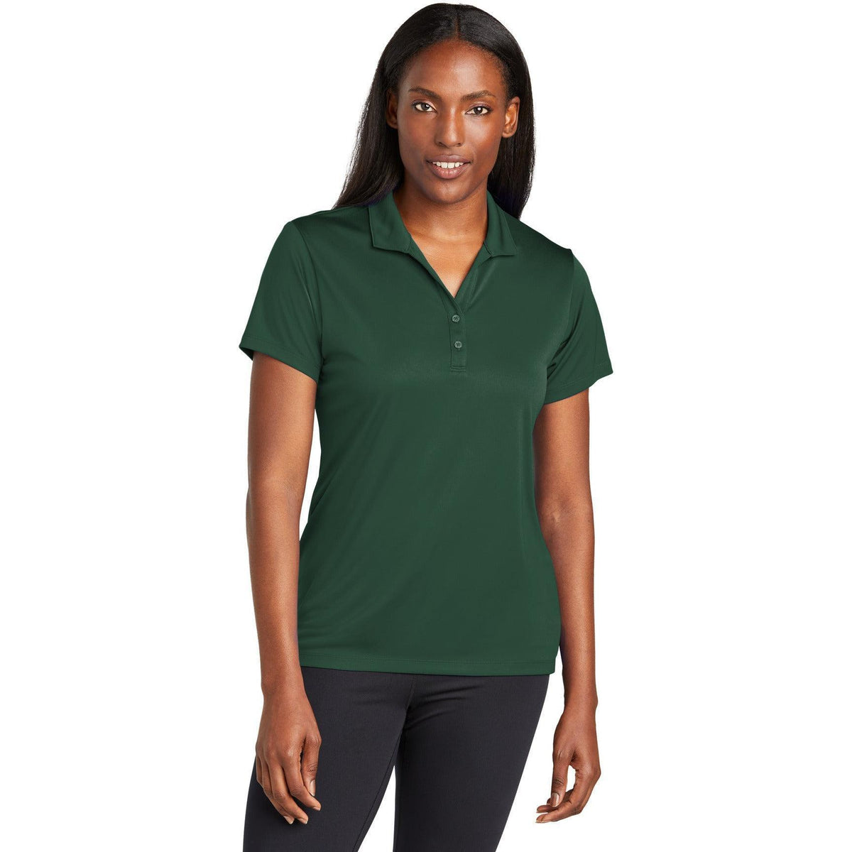 no-logo Sport-Tek Ladies PosiCharge Re-Compete Polo-Sport-Tek-Thread Logic