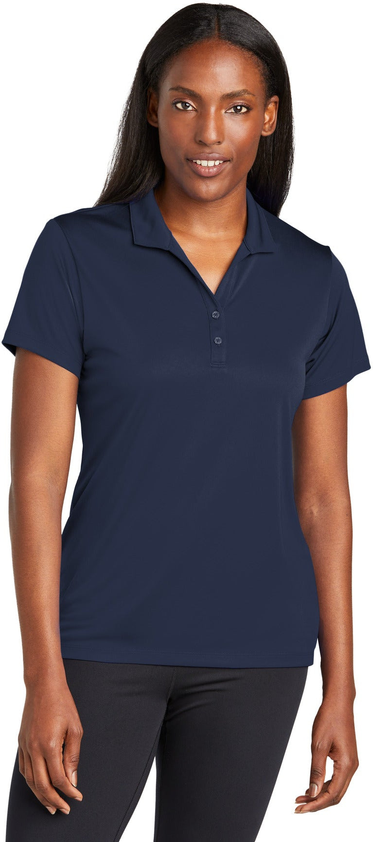 no-logo Sport-Tek Ladies PosiCharge Re-Compete Polo-Sport-Tek-Thread Logic