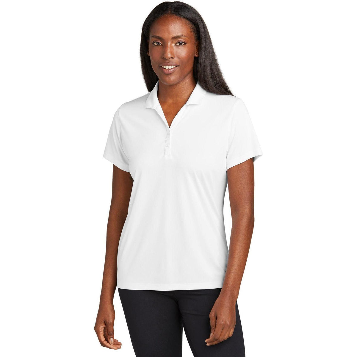 no-logo Sport-Tek Ladies PosiCharge Re-Compete Polo-Sport-Tek-Thread Logic