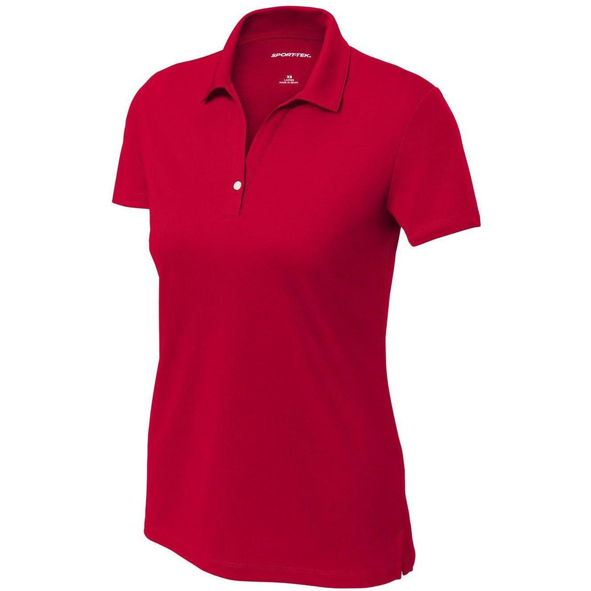 logo-left Sport-Tek Ladies UV Micropique Polo-Sport-Tek-Deep Red-XS-Thread Logic
