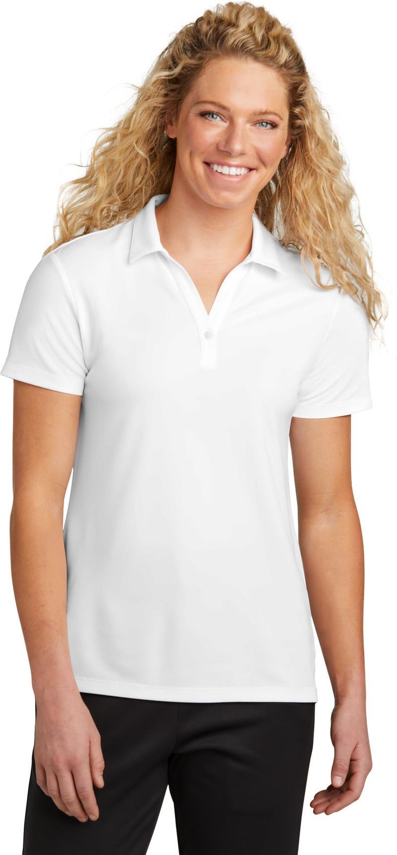 no-logo Sport-Tek Ladies UV Micropique Polo-Sport-Tek-Thread Logic