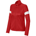 Sport-Tek Ladies Travel Full-Zip Jacket-Sport-Tek-Deep Red/White-XS-Thread Logic