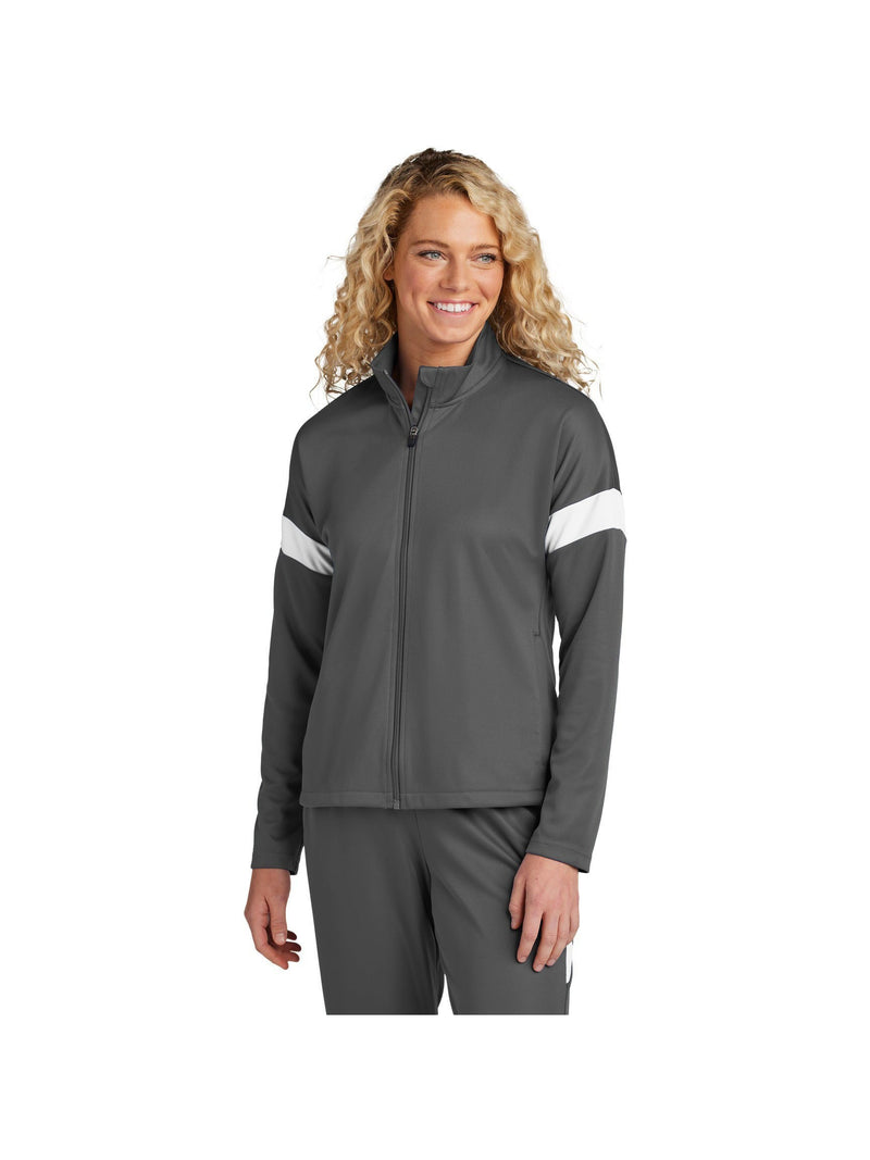 no-logo Sport-Tek Ladies Travel Full-Zip Jacket-Sport-Tek-Thread Logic