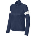 Sport-Tek Ladies Travel Full-Zip Jacket-Sport-Tek-True Navy/White-XS-Thread Logic