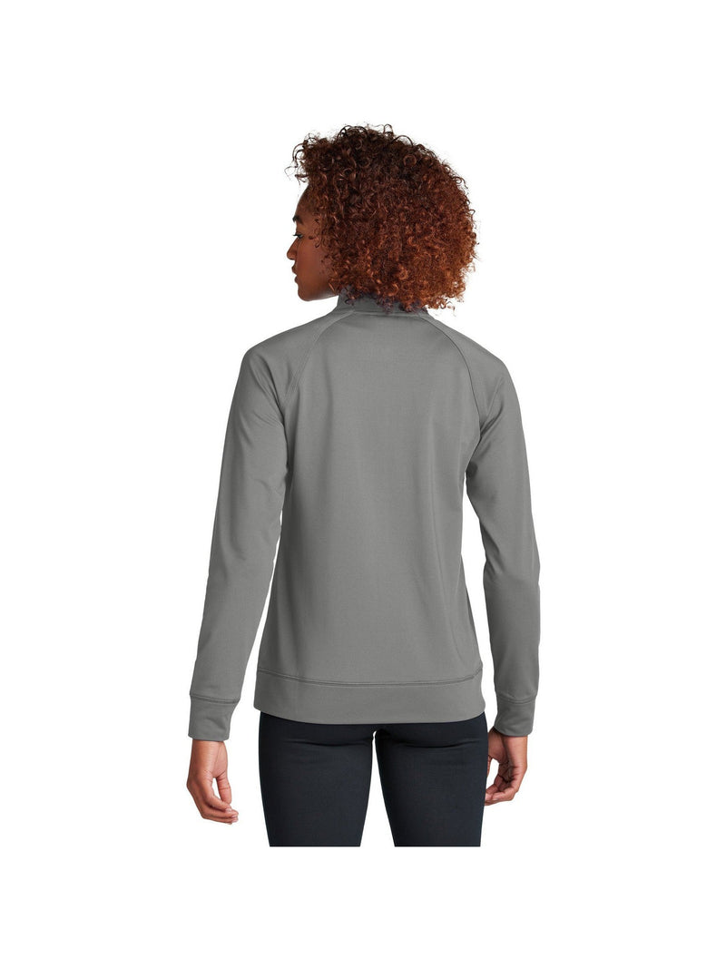 no-logo Sport-Tek Ladies Sport-Wick Stretch Full-Zip Cadet Jacket-Sport-Tek-Thread Logic