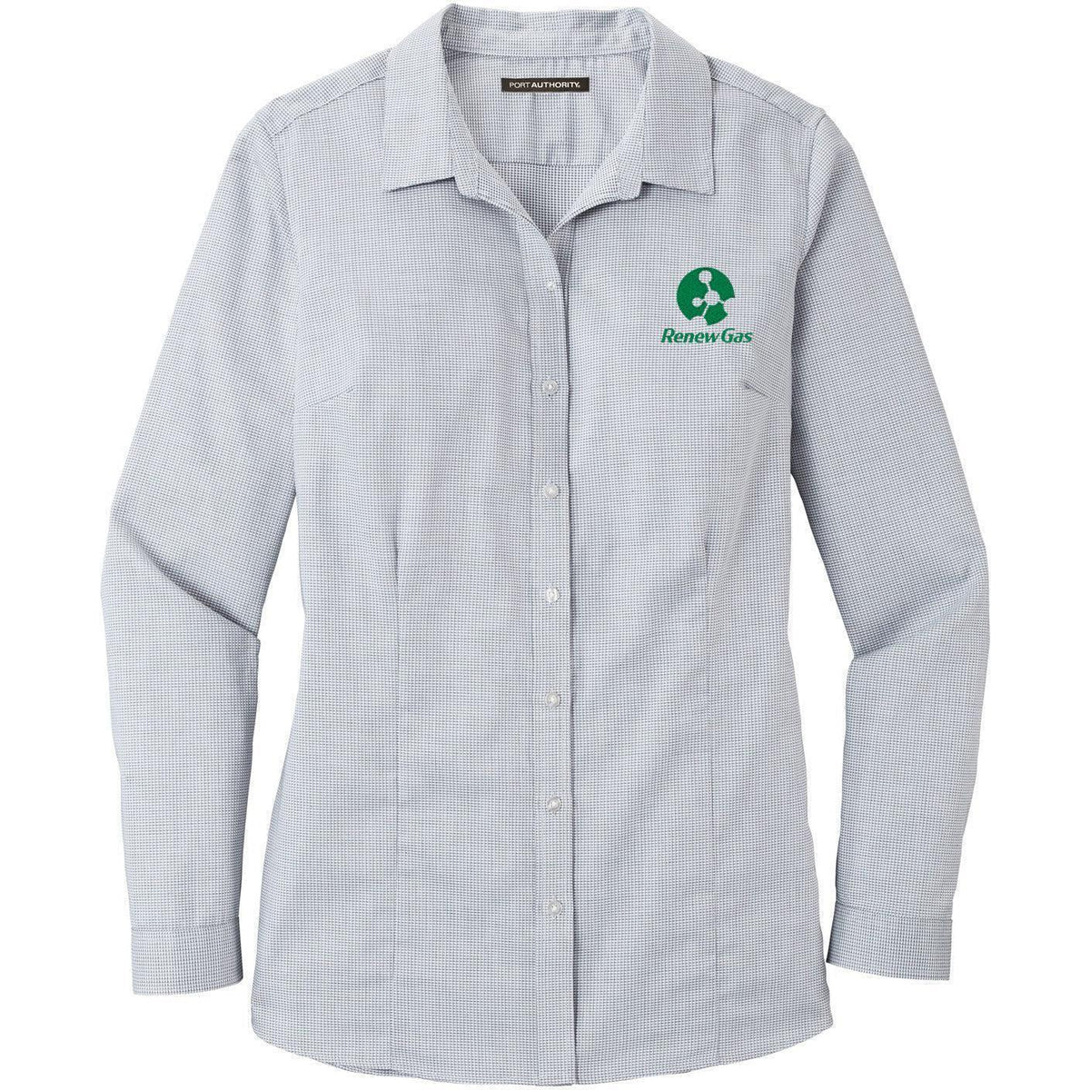 no-logo Port Authority Women's Pincheck Easy Care Shirt-Dress Shirts-Port Authority-Thread Logic