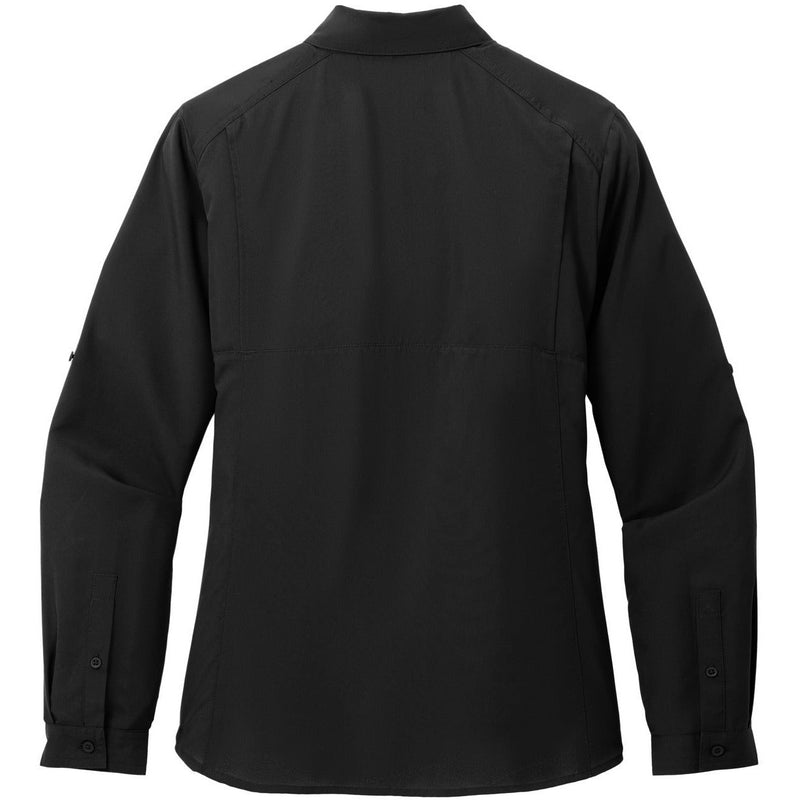 no-logo Port Authority Ladies Long Sleeve UV Daybreak Shirt-Port Authority-Thread Logic