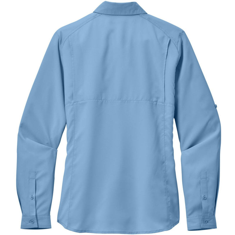 no-logo Port Authority Ladies Long Sleeve UV Daybreak Shirt-Port Authority-Thread Logic