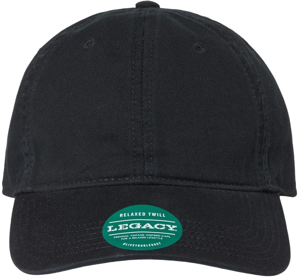 帽子 DAD 02 CAP. COTTON. TWILL BLACK Flexfit/Yupoong Men's Cotton Twill Dad Hat, Black, OSFA at