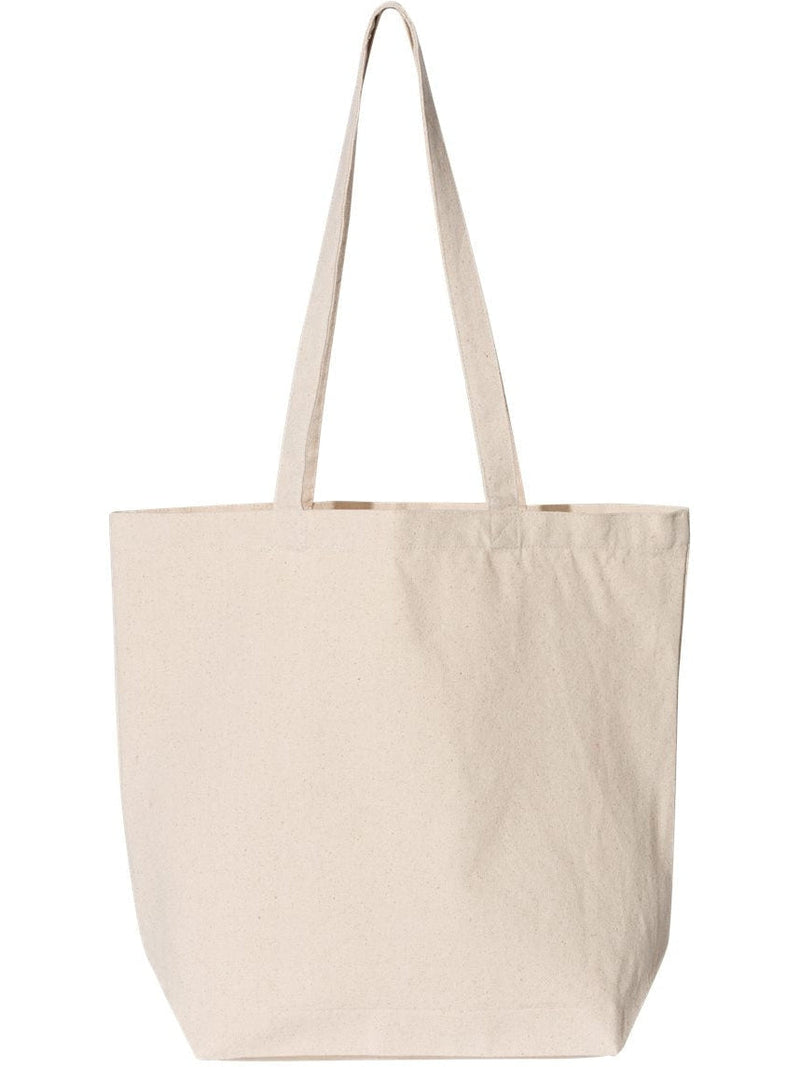 no-logo Liberty Bags Large Canvas Tote-Bags-Liberty Bags-Natural-Thread Logic