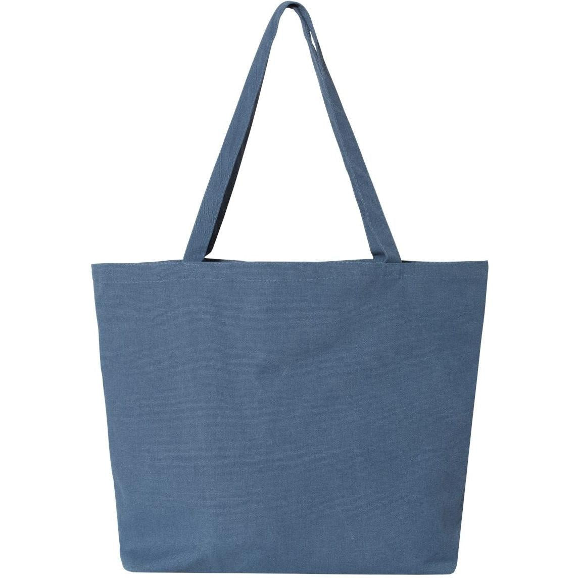 no-logo Liberty Bags Pigment-Dyed Premium Canvas Tote-Bags-Liberty Bags-Thread Logic