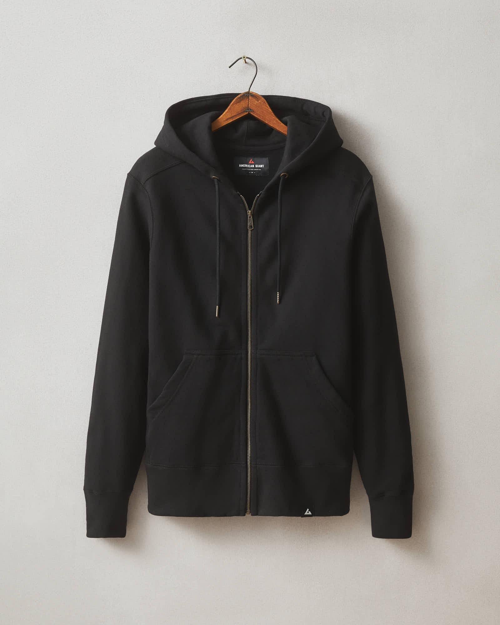 American Giant Classic Full Zip Hoody with Custom Embroidery