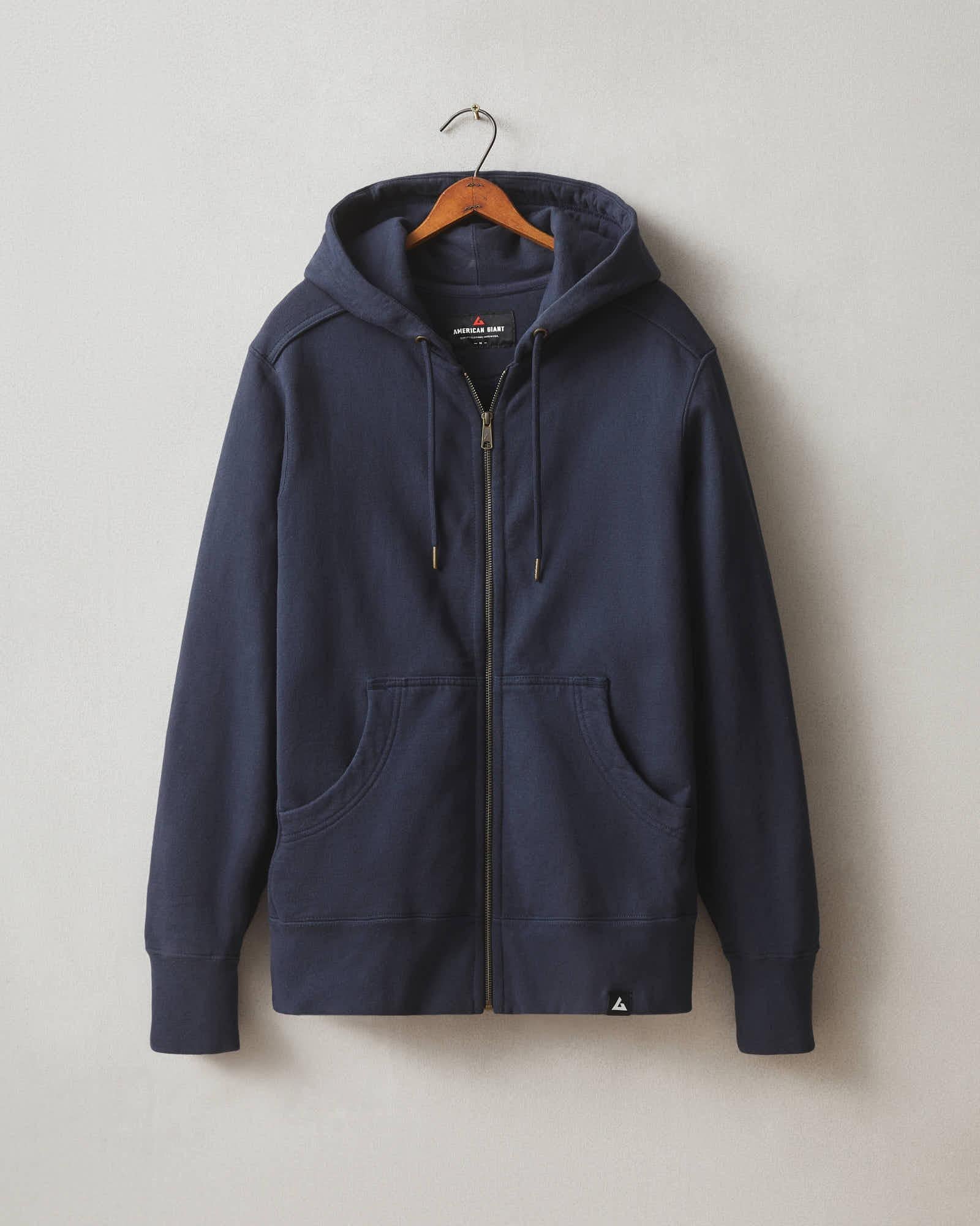 American Giant Classic Full Zip Hoody with Custom Embroidery