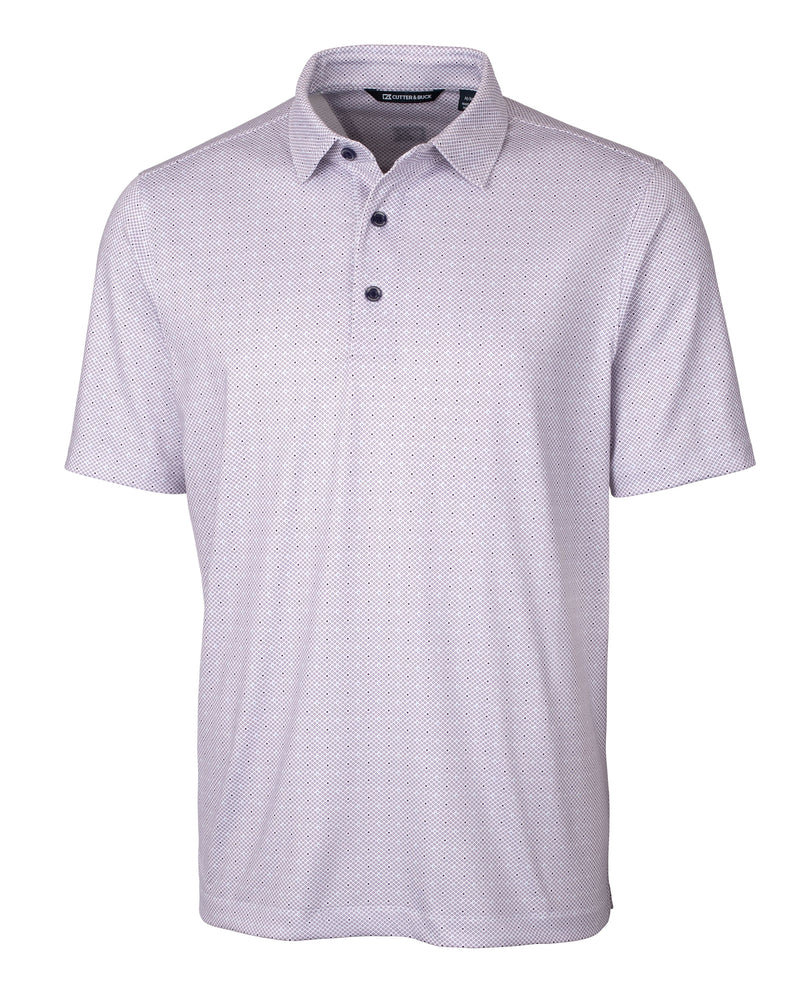 Cutter & Buck Tall Pike Double Dot Print Stretch Polo